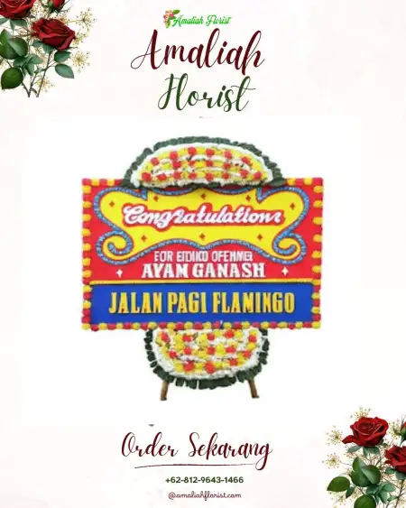 Sewa Papan Bunga Slawu